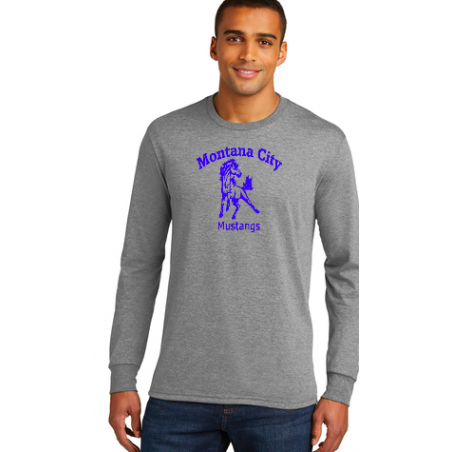 MT City Mustangs District ® Perfect Tri ® Long Sleeve Tee