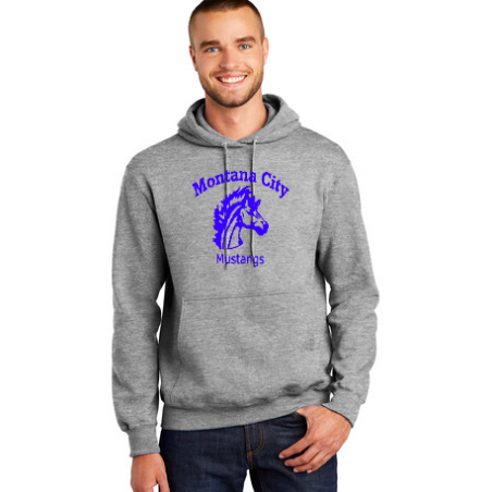 MT City Mustangs Teacher's PC® Essential Fleece Pullover Hooded Sweatshirt