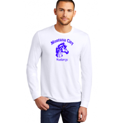 MT City Mustang Teacher's District ® Perfect Tri ® Long Sleeve Tee