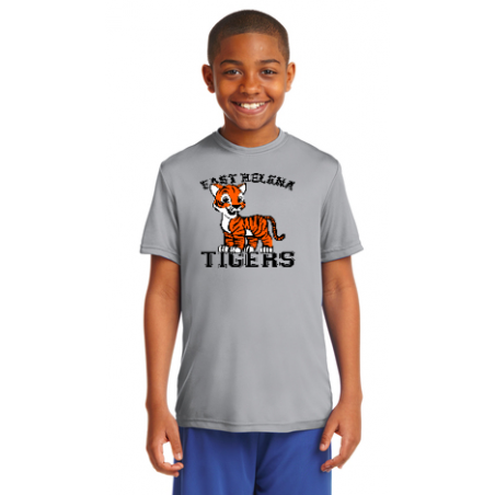 East Helena Tigers Youth Short Sleeved Dryfit