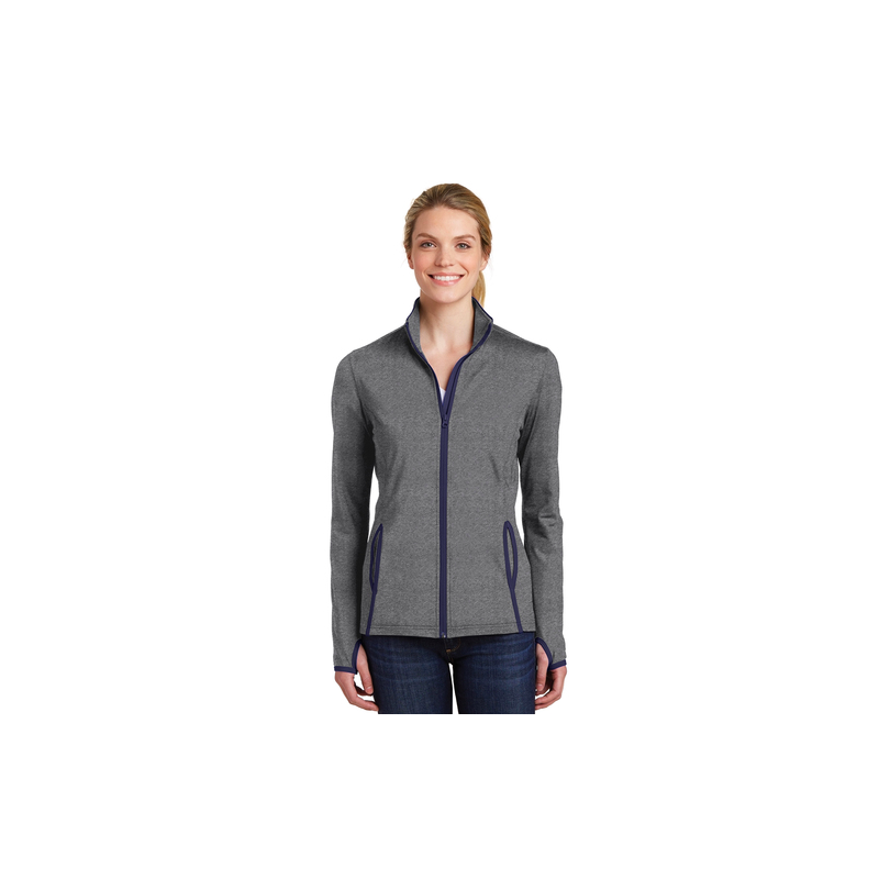 SilverStorm Sport-Tek Ladies Sport-Wick® Stretch Contrast Full-Zip Jacket