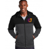 JHS Sport-Tek® Tech Fleece Colorblock Full-Zip Hooded Jacket